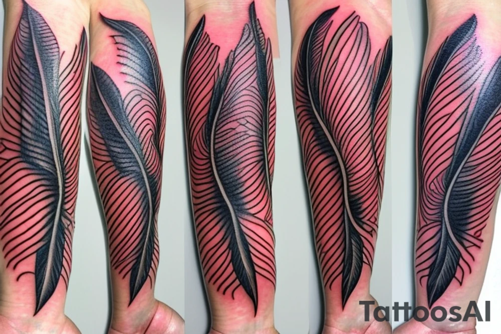red tailed cockatoo feather and lightning bolt tattoo idea red tailed cockatoo feather and lightning bolt tattoo idea