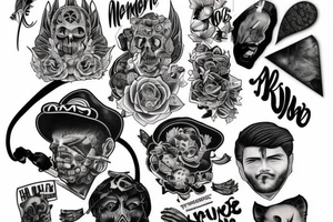 a memorial of my best friend/ brother 
hayden rich tattoo idea