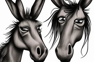 Donkey from au hasard balthazar tattoo idea