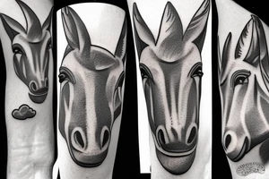 Donkey from au hasard balthazar tattoo idea