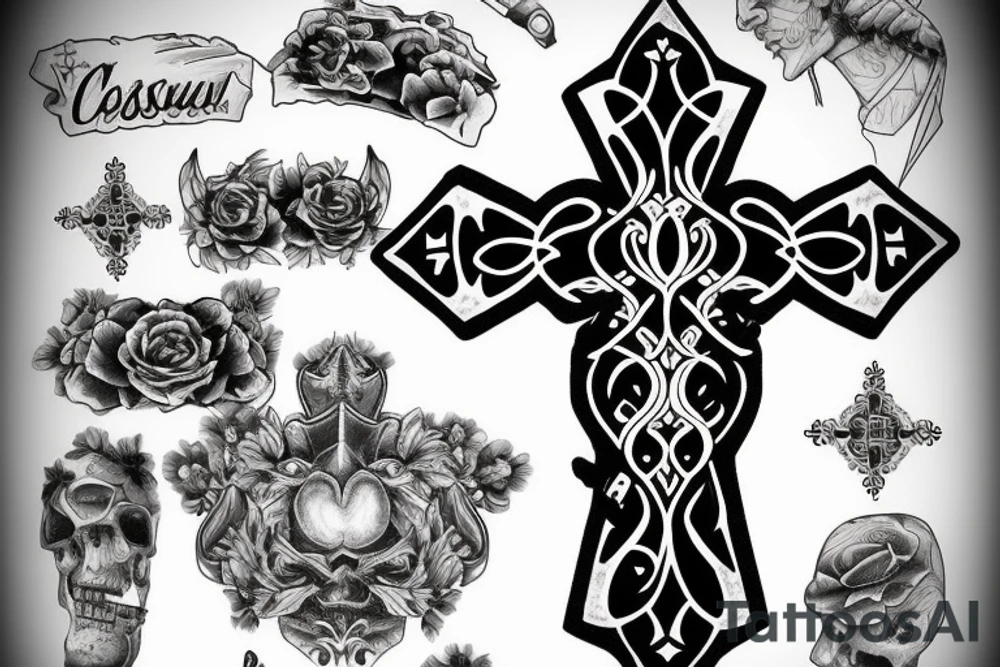 cross tattoo idea