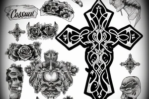 cross tattoo idea