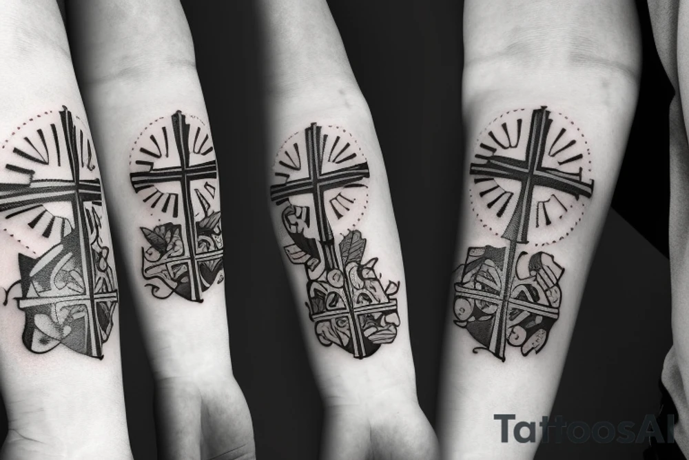cross tattoo idea
