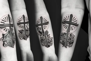 cross tattoo idea