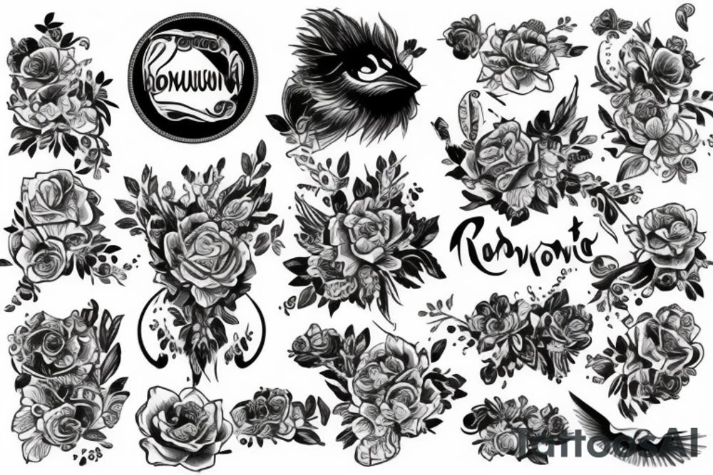 Полевые цветы tattoo idea
