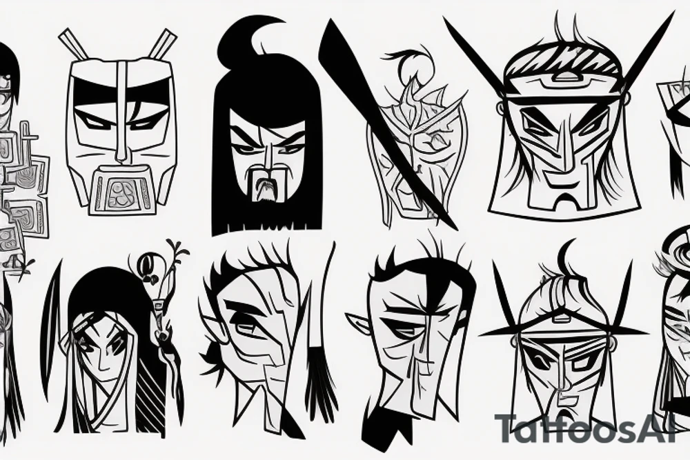 Samurai Jack tattoo idea