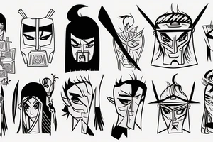 Samurai Jack tattoo idea