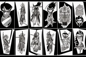 Samurai Jack tattoo idea