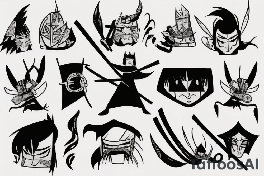 Samurai Jack tattoo idea