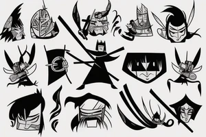Samurai Jack tattoo idea