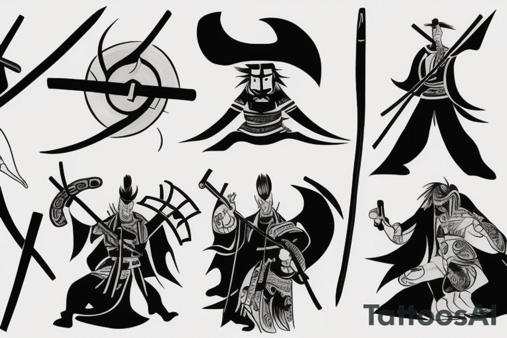 Samurai Jack tattoo idea