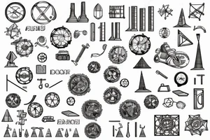 Civil Engineering math formulas tattoo idea