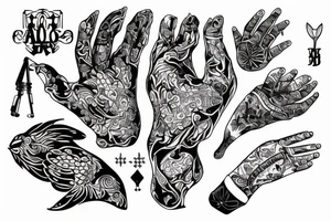 Hands in@apollostudios.ru prison tattoo idea