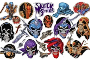 Skeletor masters of the universe tattoo idea