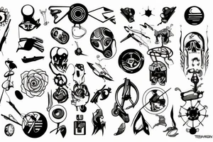 techno tattoo idea
