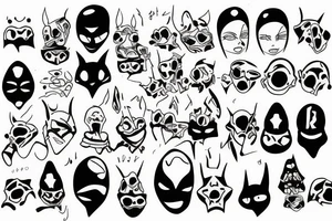 gimp hood tattoo idea