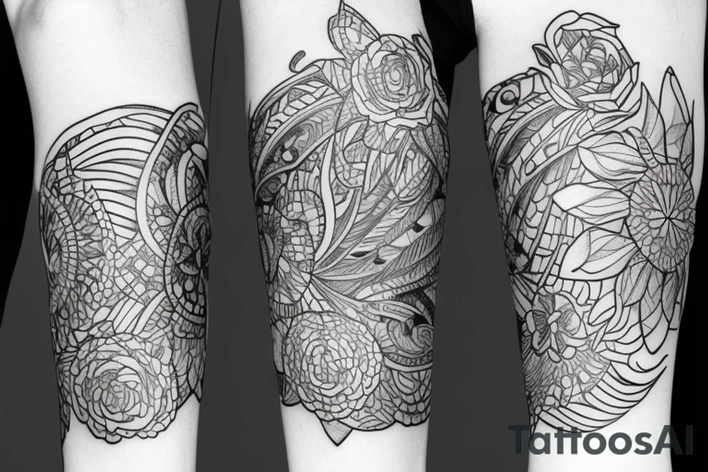 Pair tattoo's love's tattoo idea