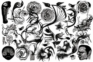 the man in thought tattoo idea