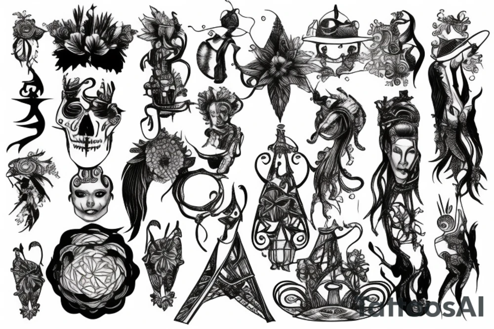 burning man tattoo idea