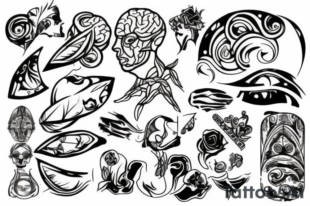 brain tattoo idea
