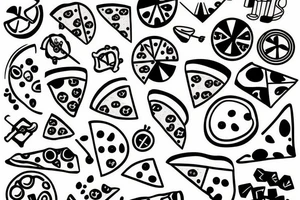 pizza tattoo idea