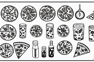pizza tattoo idea