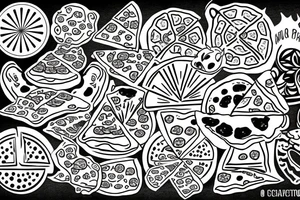 pizza tattoo idea