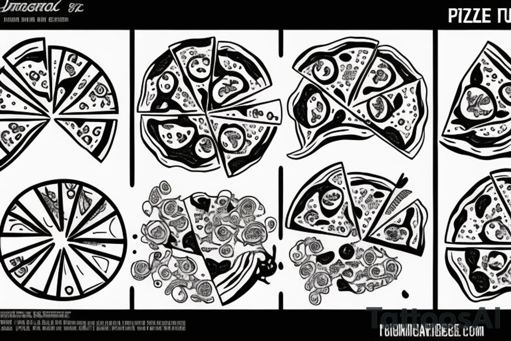 pizza tattoo idea