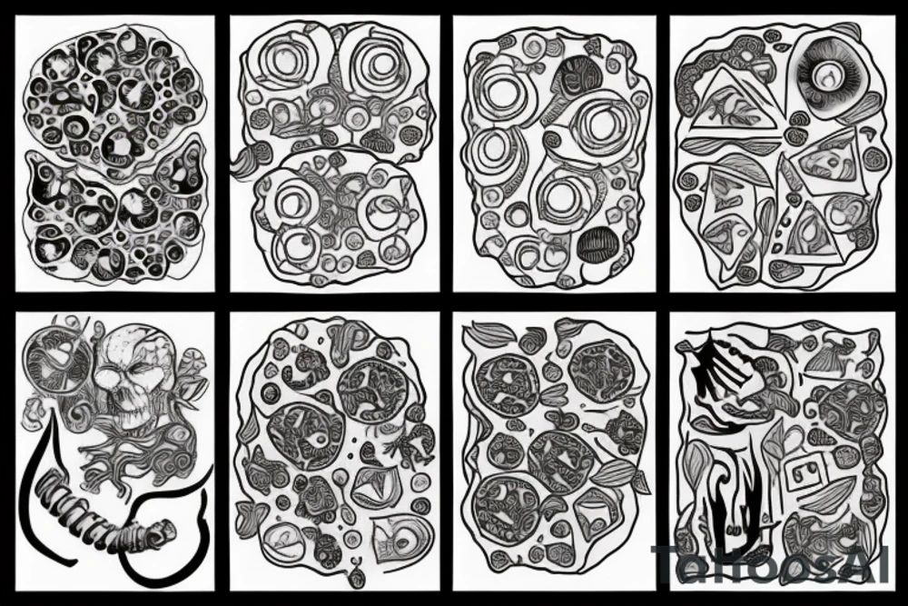 pizza tattoo idea