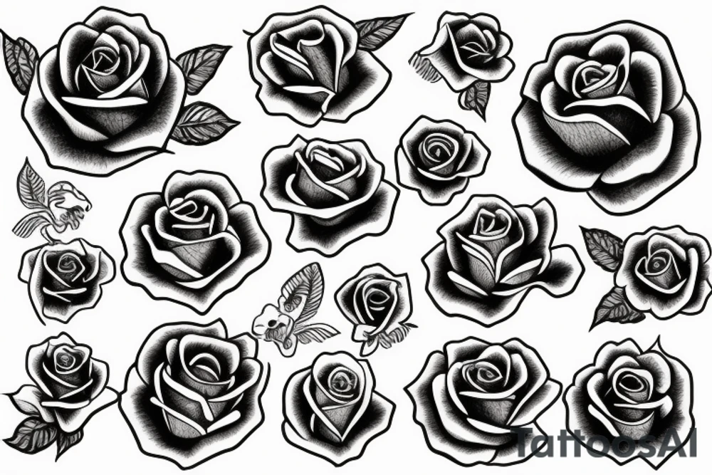 Family,Rose tattoo idea