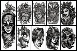 hades greek mythology tattoo idea