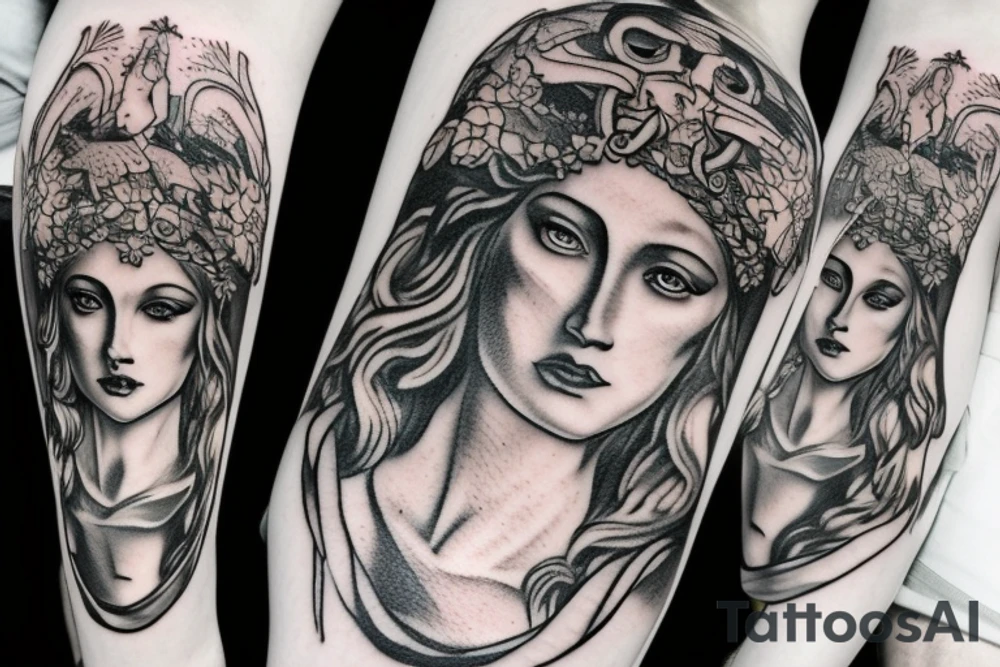 Hades Greek mythology tattoo idea