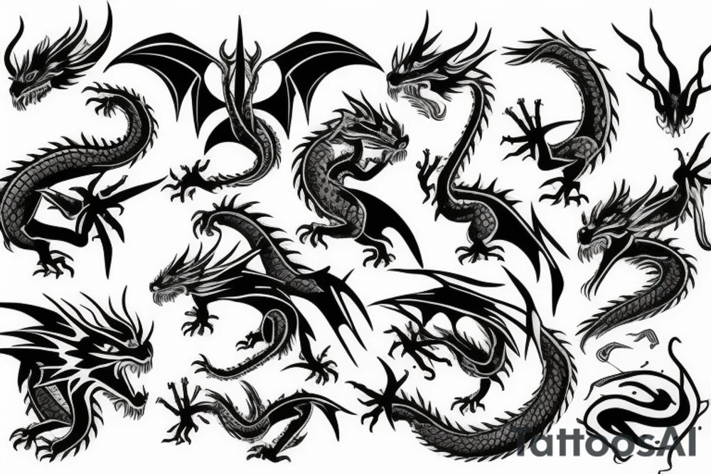 dragon tattoo idea