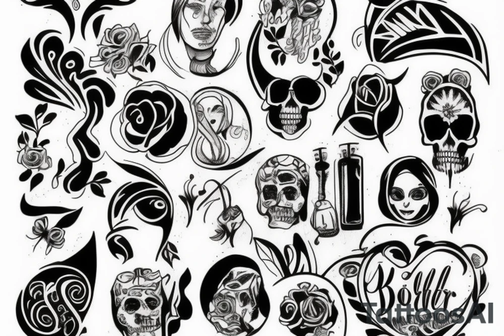 brother sister tattoo cool tattoo idea