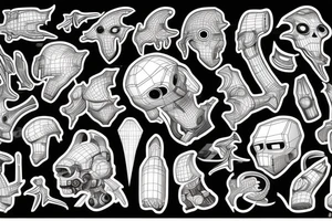 cybernetic tattoo idea