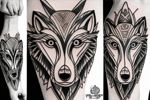 Wolf tattoo tattoo idea