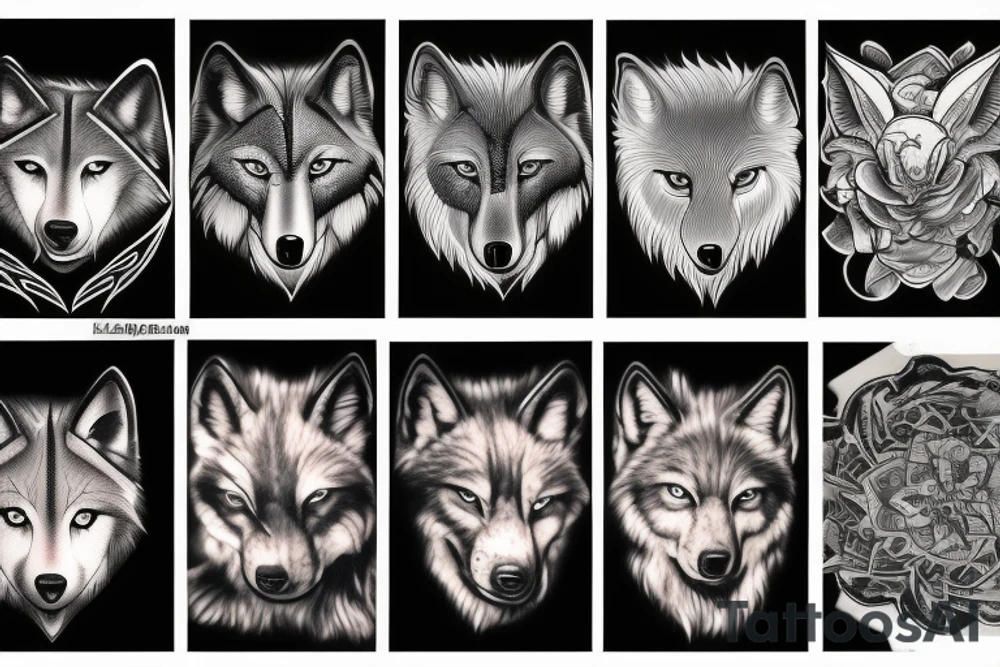 Wolf tattoo tattoo idea
