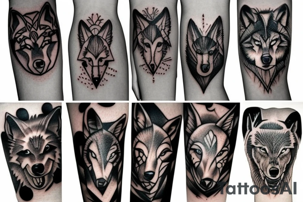 Wolf tattoo tattoo idea
