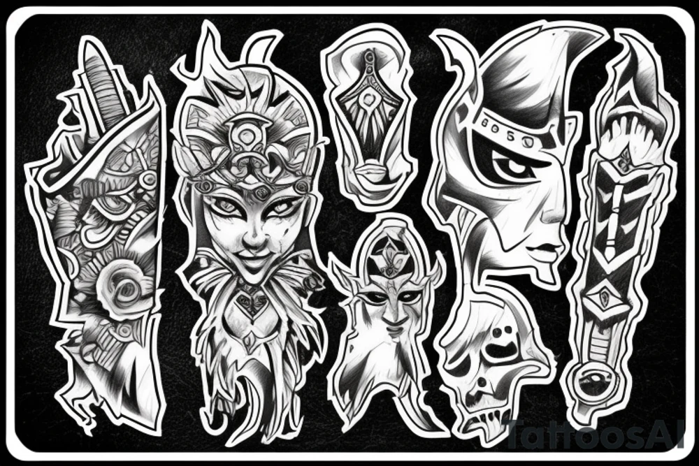 Warrior tattoo idea