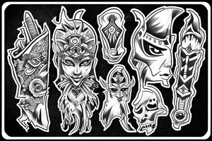 Warrior tattoo idea