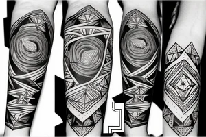j with a north star , fine line tattoo idea