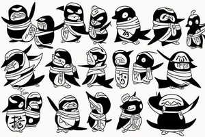 Club_penguin ninja tattoo idea