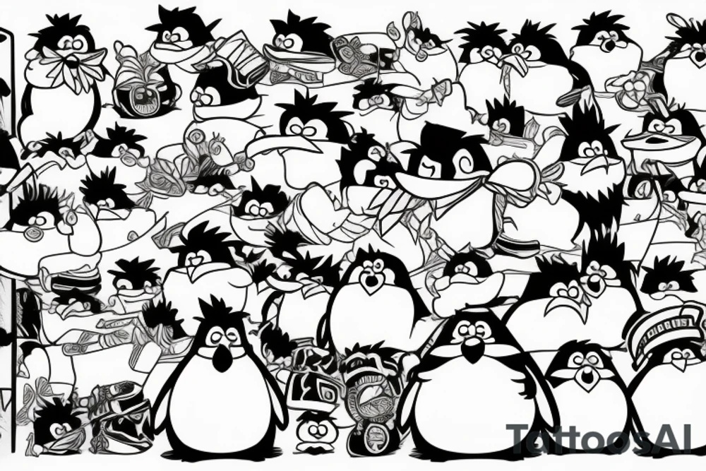 Club_penguin puffle tattoo idea