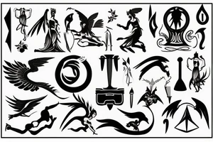 mythic greek god tattoo idea