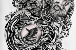 mythic greek god tattoo idea