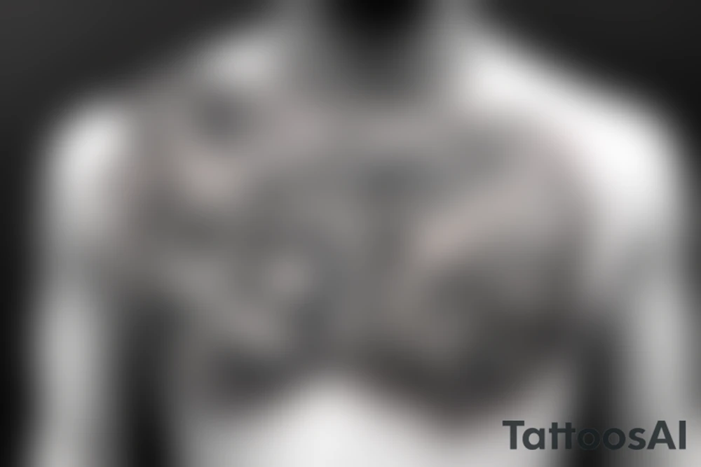 mythic greek god fighting tattoo idea