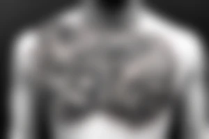 mythic greek god fighting tattoo idea