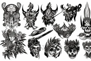 warrior tattoo idea