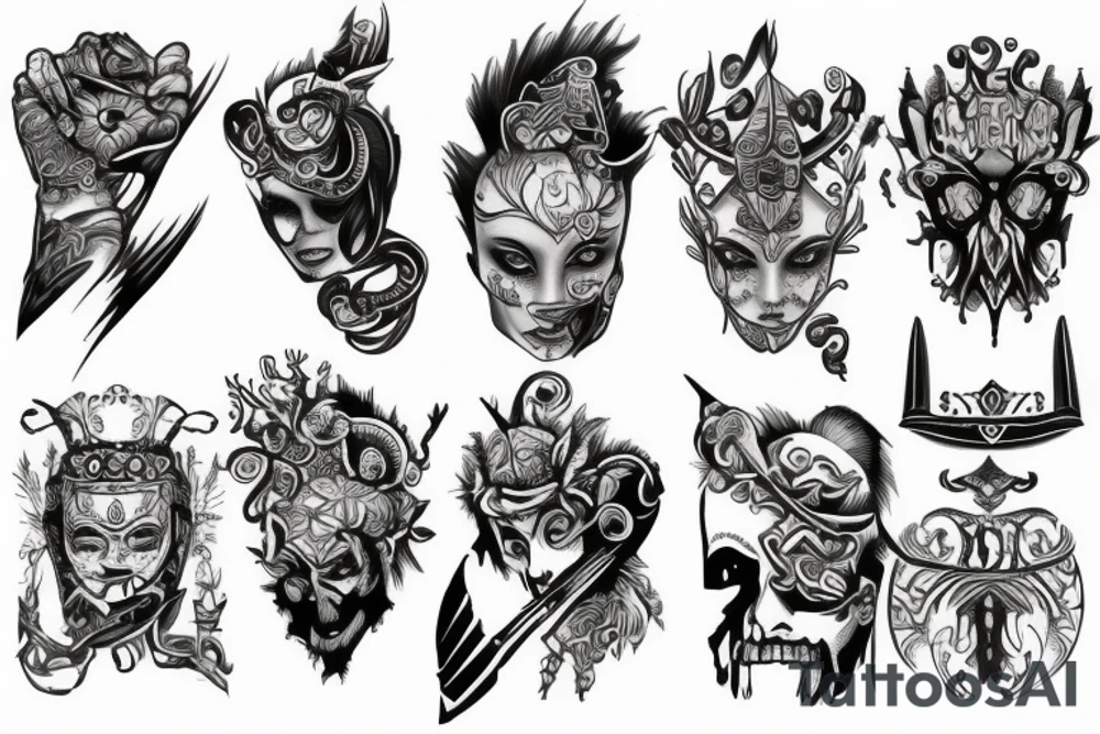 warrior tattoo idea