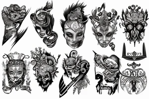 warrior tattoo idea
